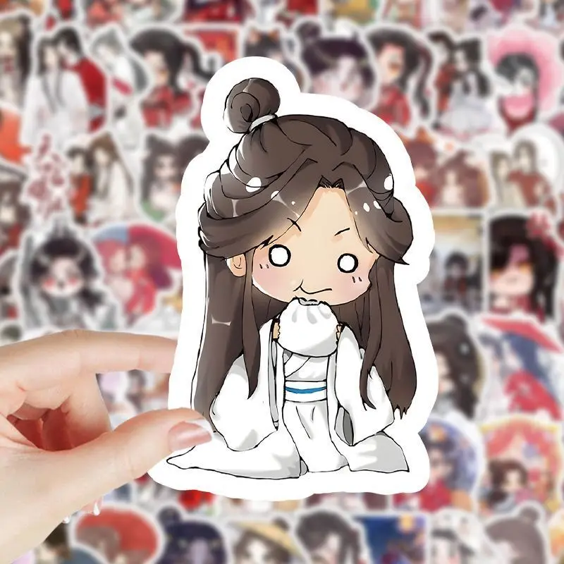 Heaven Official’s Blessing Sticker Anime Xie Lian Hua Cheng Stationery Stickers Cartoon Handbook Water Proof Student Supplies