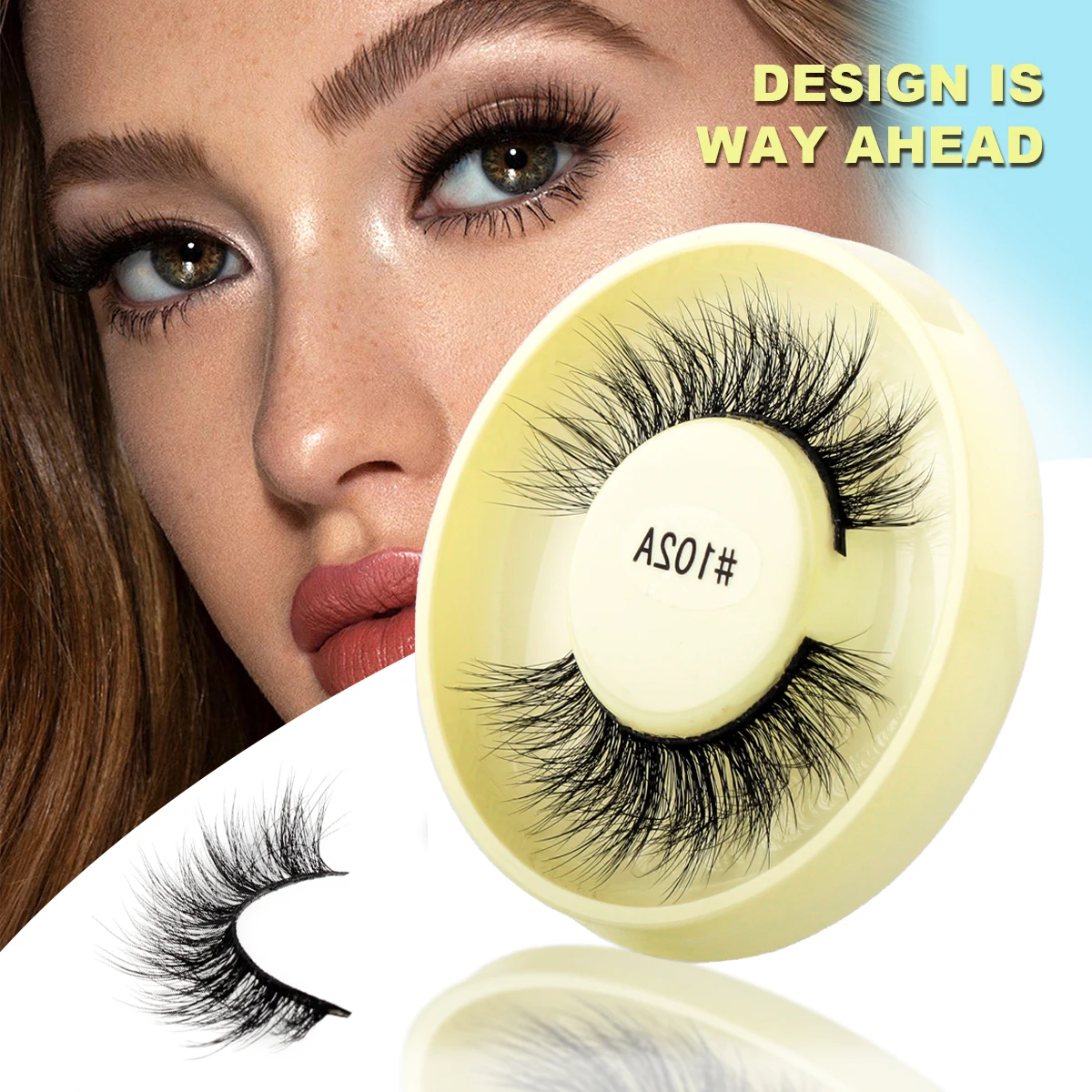 1 Pair Eyelashes Natrual Long 3D Mink False Eyelashes fluffy Thick  Mink Lashes Makeup Natural Soft  Lashes Extension Tools