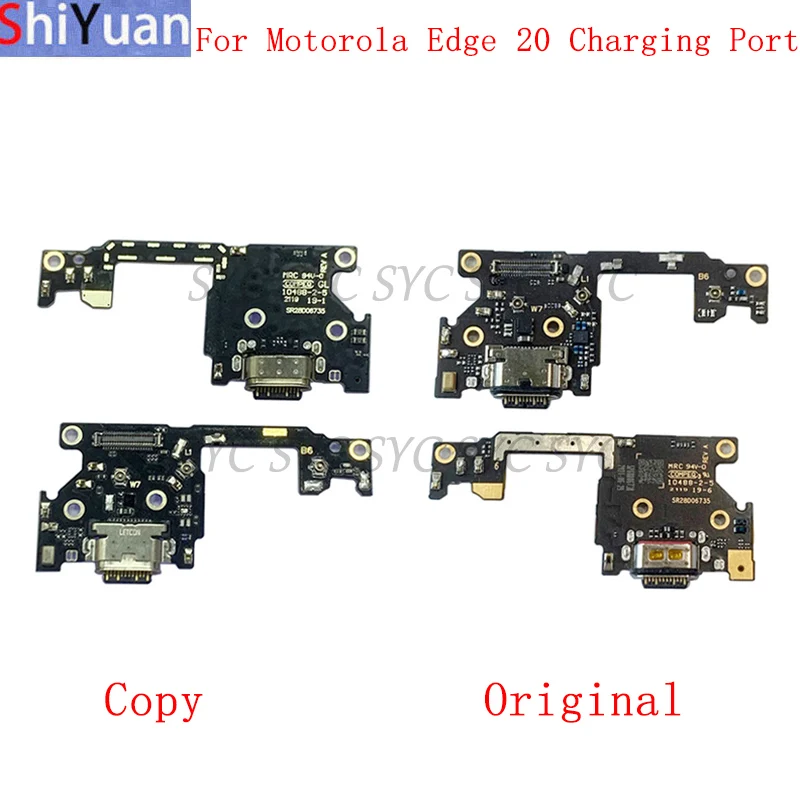 

USB Charging Port Connector Board Flex Cable For Motorola Moto Edge 20 Charging Connector Module Replacement Parts