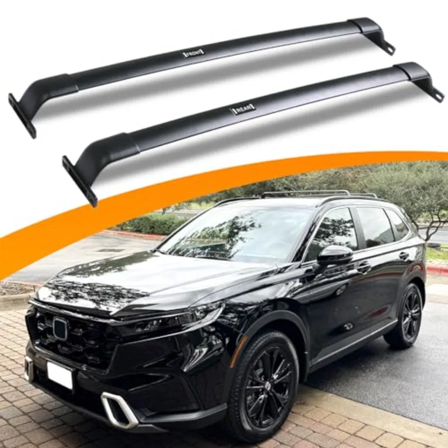 

220 LBS Roof Rack Cross Bars for 2023-2026 Honda CR-V CRV CRV Sport Hybrid with Side Rails Cargo Accessories Black Durable Alum