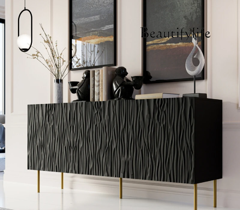 

Light luxury dining side cabinet, modern simple locker, living room against the wall, minimalist porch cabinet, foyer cabinet