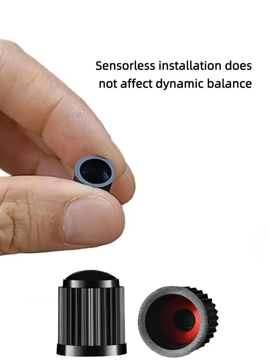 Couvercle de Valve de pneu avec joint torique, joint en caoutchouc, couvercle de tige de Valve en plastique, anti-poussière, adapté aux Automobiles, vélos, motos