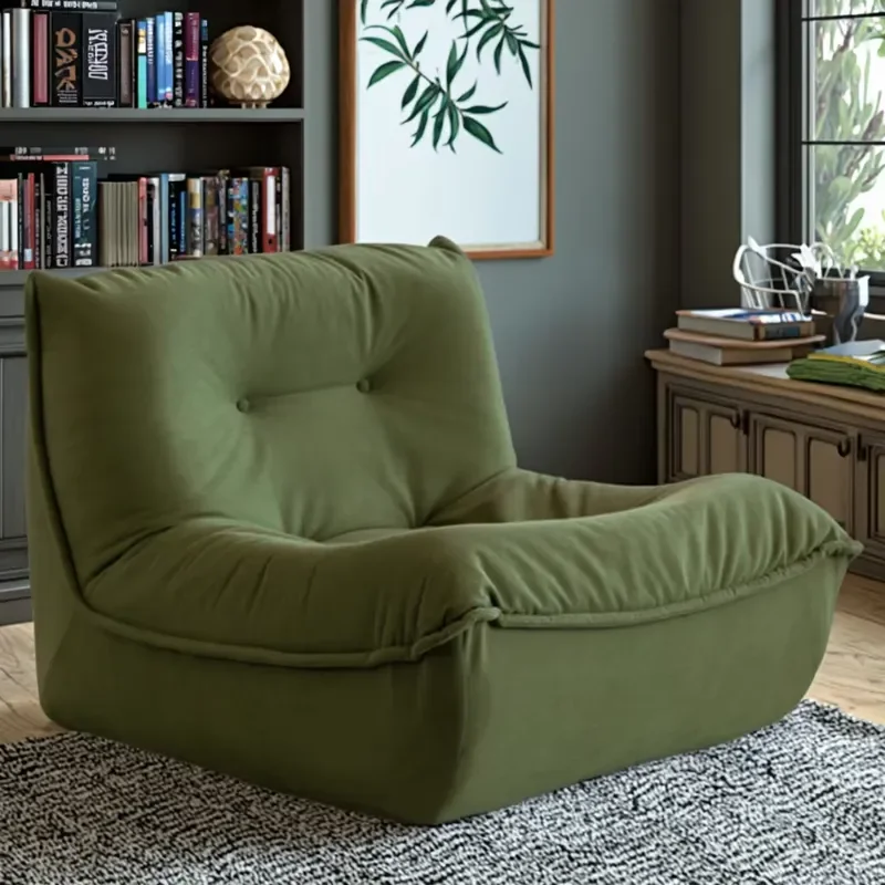 Luxury living room sofa, modern single sofa, cushioned and comfortable, suitable for school and workshop use