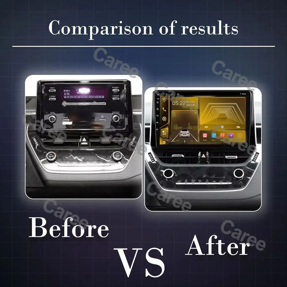 Android Car For Toyota Corolla 2019 - 2020 Car Radio Autoradio Multimedia Head Unit Player Navigation GPS 4G Wifi BT No 2din DVD
