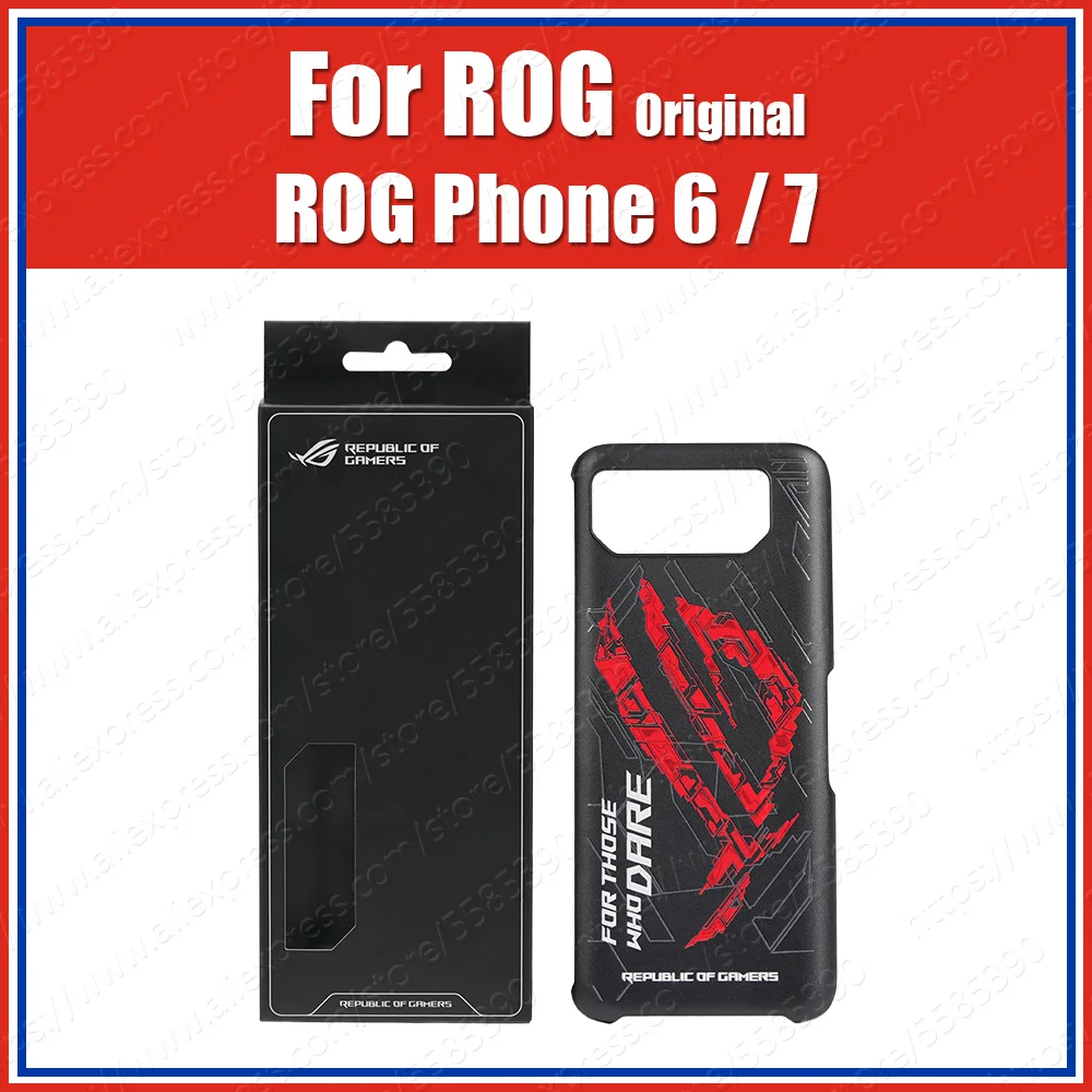 23g PC Official ROG Phone 7 ROG 6 Case ROG 5 Pro 5s Pro Original Half Wrapped Cover