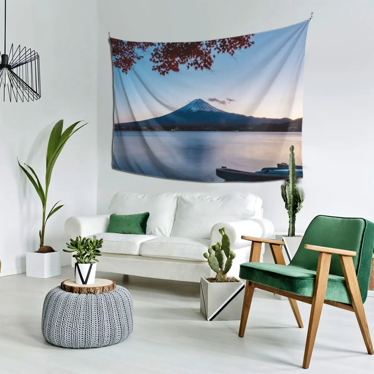 

Mount Fuji Autumn Tapestry Cute Room Decor Art Mural Aesthetic Room Decorations Bedroom Deco Tapestry