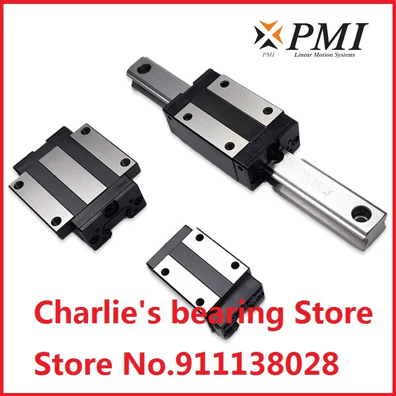 100% brand new original genuine PMI brand linear guide 1pc MSA20E-N block match with 1pc 300mm length rail