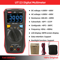 UNI-T UT123 UT123D Digital Multimeter NCV AC/DC Resistance Diode Voltage Measurement EBTN Display Switch Test Tool