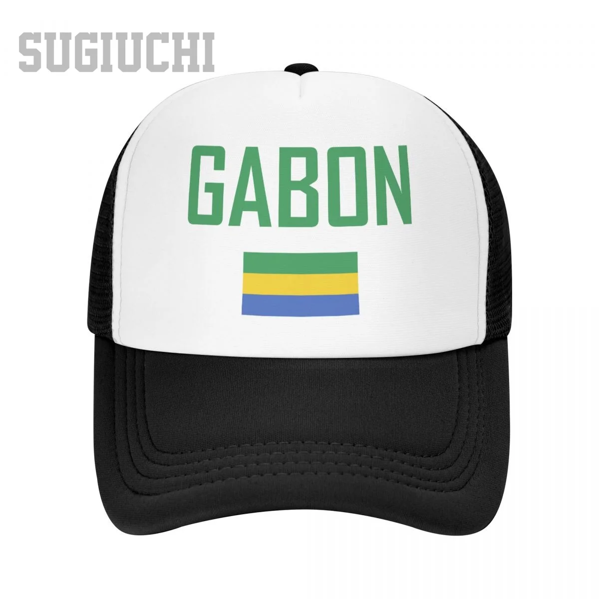 

Unisex Mesh Cap Hat GABON Flag And Font Trucker for Men Women Baseball Caps Outdoors Cool