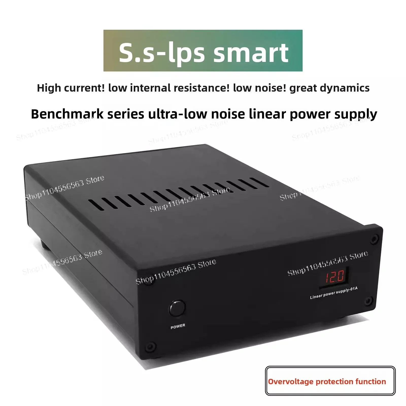 （Popular Items Today）Benchmark Series Agile S.S-LPS Ultra Low Noise Linear Power Supply, 5V-20V/4A With Overvoltage Protection