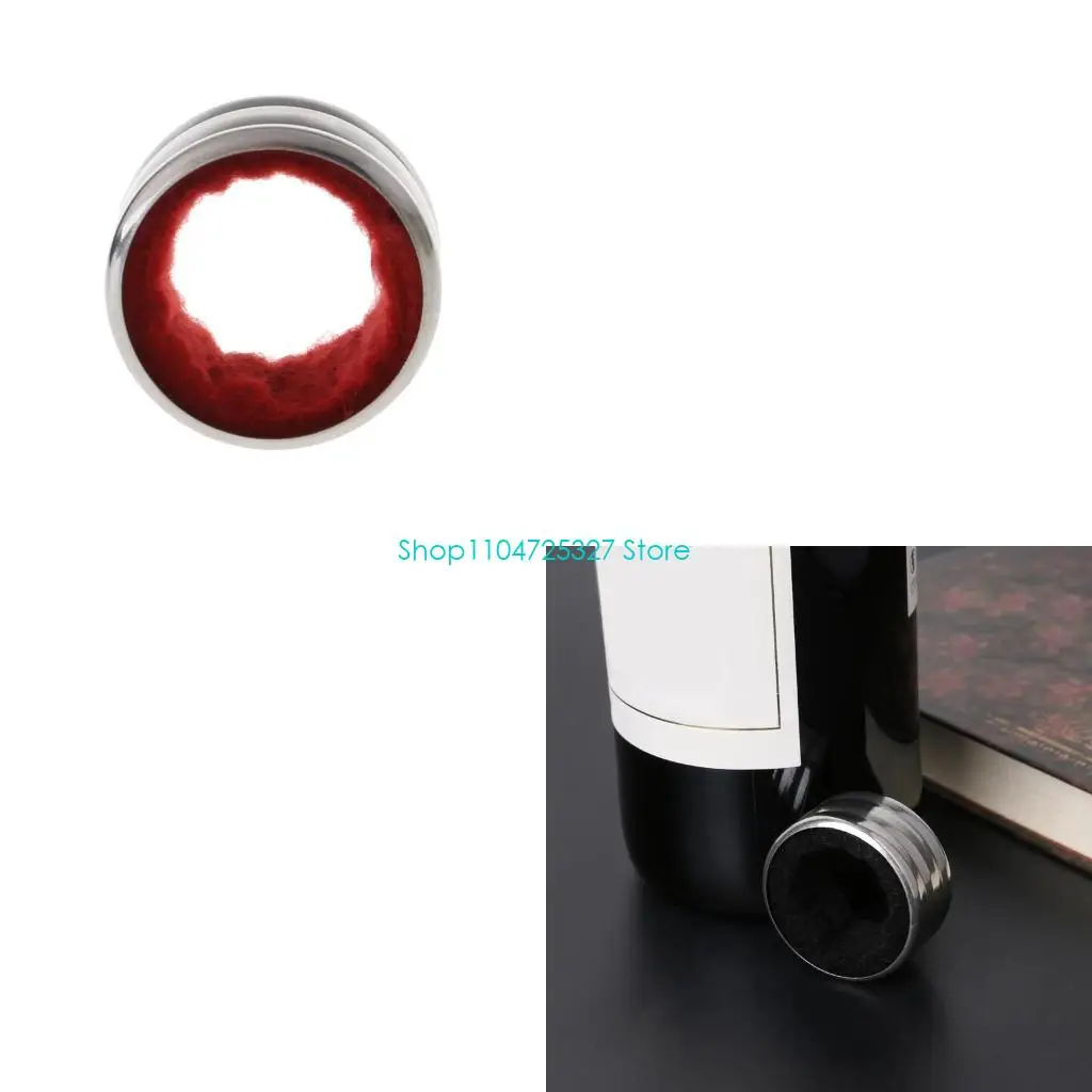 D8KF Practical Stainless Steel Red Wine Bottle Drip Drop Proof Stop Ring