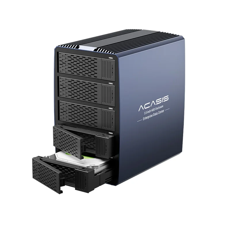 

3.5-Inch hard disk array box, five-disc aluminum alloy, enterprise-grade mobile, hard disk box.