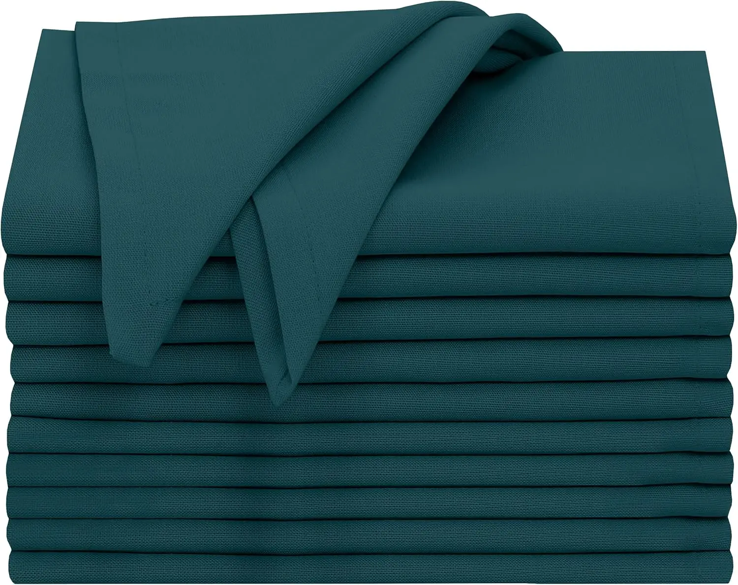 Cloth Napkins Set of 12,18x18 Inches,100% Cotton, Washable,Soft & Absorbent,Perfect for Wedding, Christmas,Thanksgiving Dinners