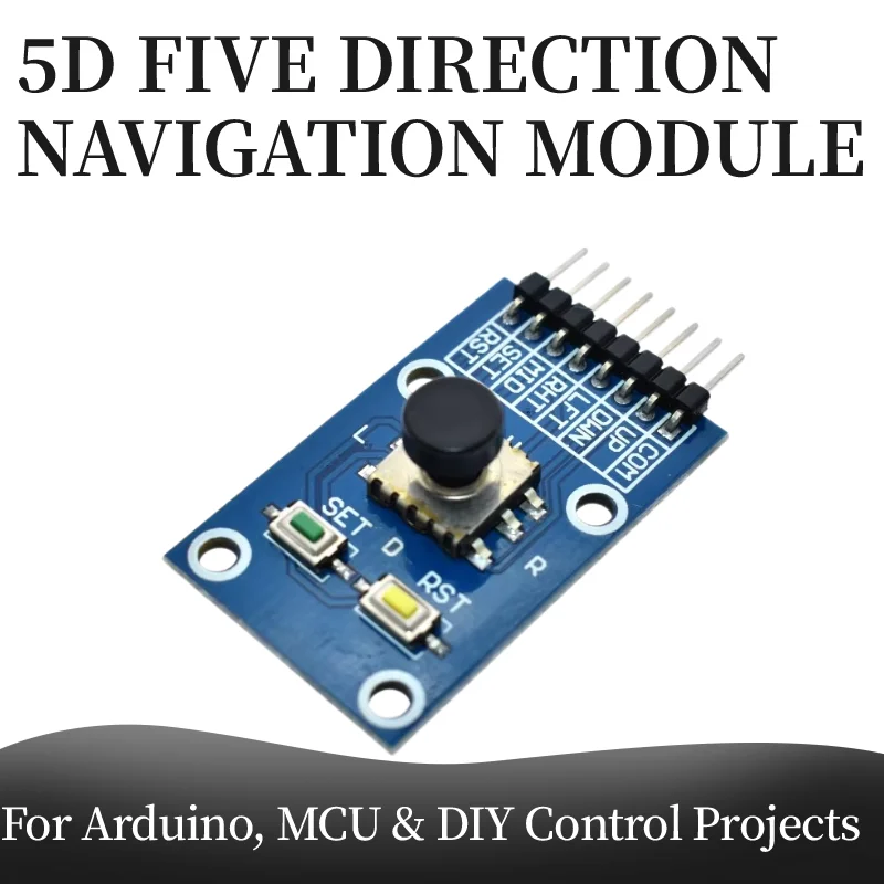 10/7/2/1PCS 5D Five Direction Navigation Button Module 7 Independent Keys SET RST Rocker Keyboard For Arduino MCU AVR