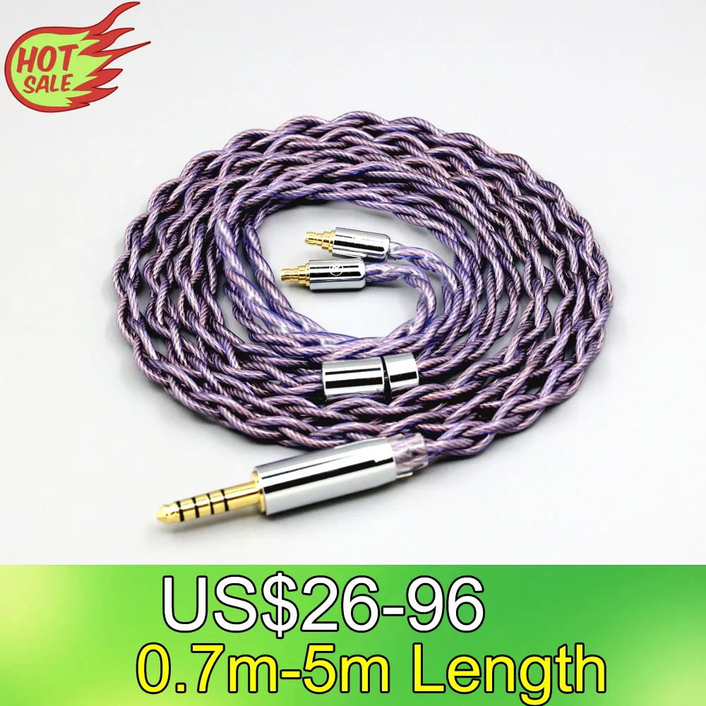 

Type2 1.8mm 140 cores litz 7N OCC Headphone Earphone Cable For Sennheiser IE100 IE400 IE500 Pro 4 core 1.8mm LN007883