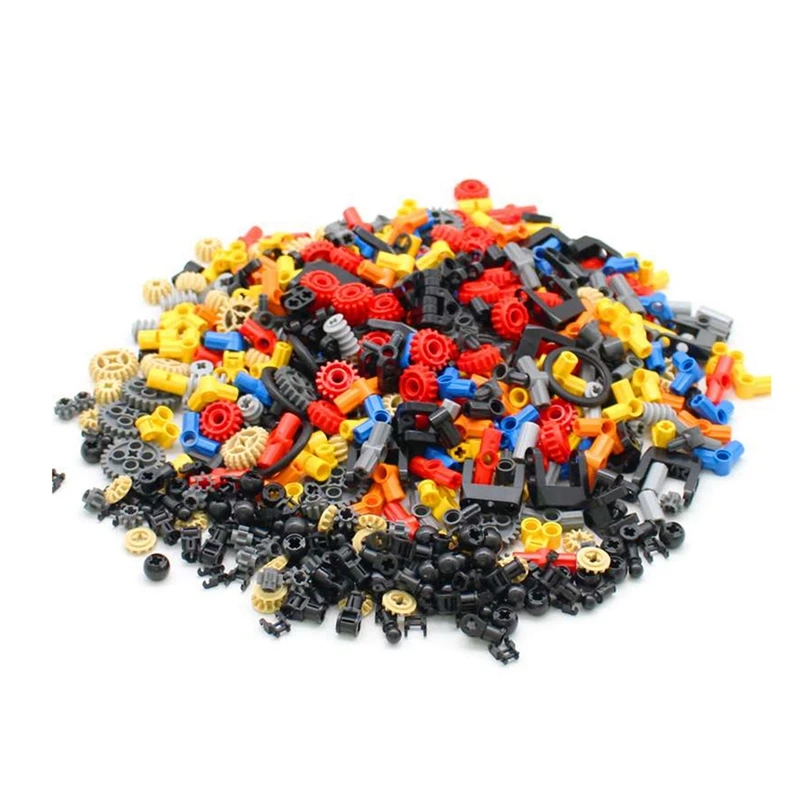 579PCS MOC Bulk Technical Parts Liftarm Bricks Set Axle Connector Gear Tank Link Chain Tracks 3711 57518 Building Blocks