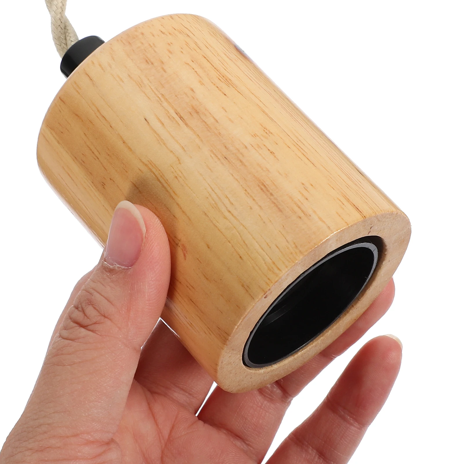 

Wooden Pendant Light Lamp Base E27 Lamp Holder Stable Hardness Screw-in Light Bulb Socket for DIY Ceiling Industrial Lamps