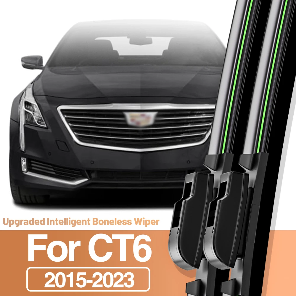 

2pcs For Cadillac CT6 2015-2023 Front Windshield Wiper Blades Windscreen Window Accessories 2016 2017 2018 2019 2020 2021 2022