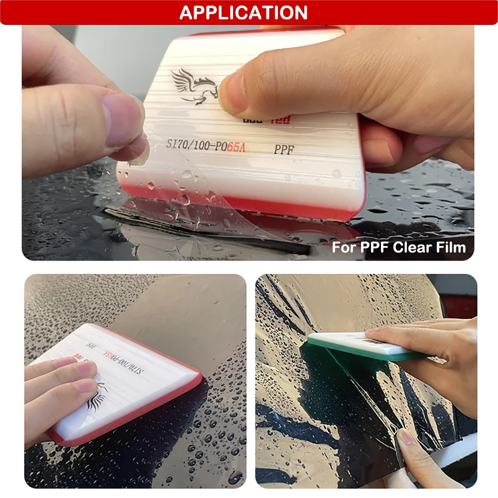 Sandwich PPF Squeegee Rhino Skin Protective Film Install Soft Rubber Scraper Window Water Wiper 신기한 차량용품 Glass Cleaning Tool