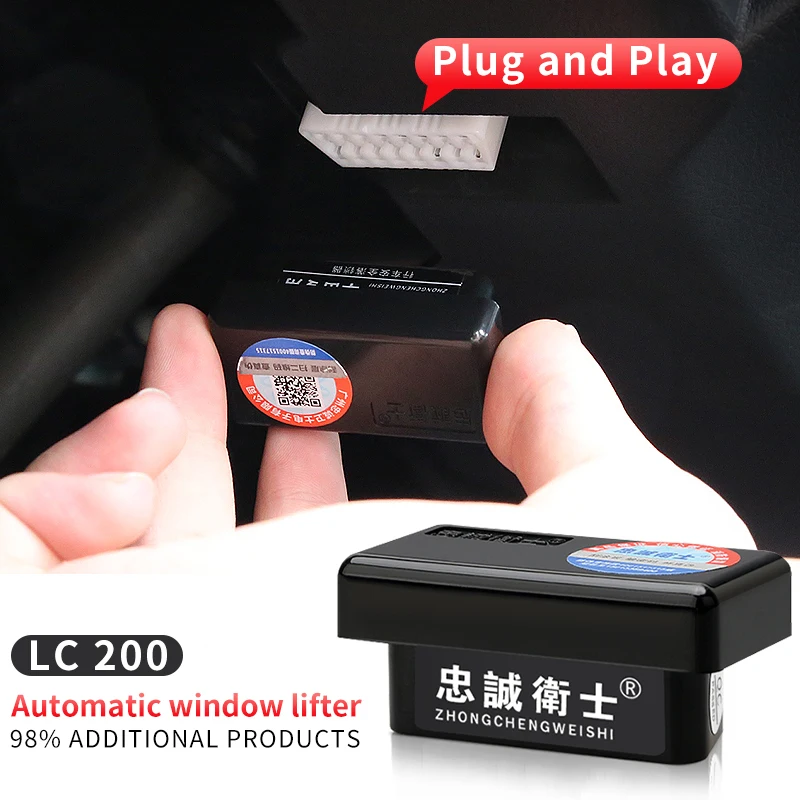 For Toyota Land Cruiser 200 Automatic Window Close Rearview Mirror Folding Locking Door OBD Data Module Modification Accessories