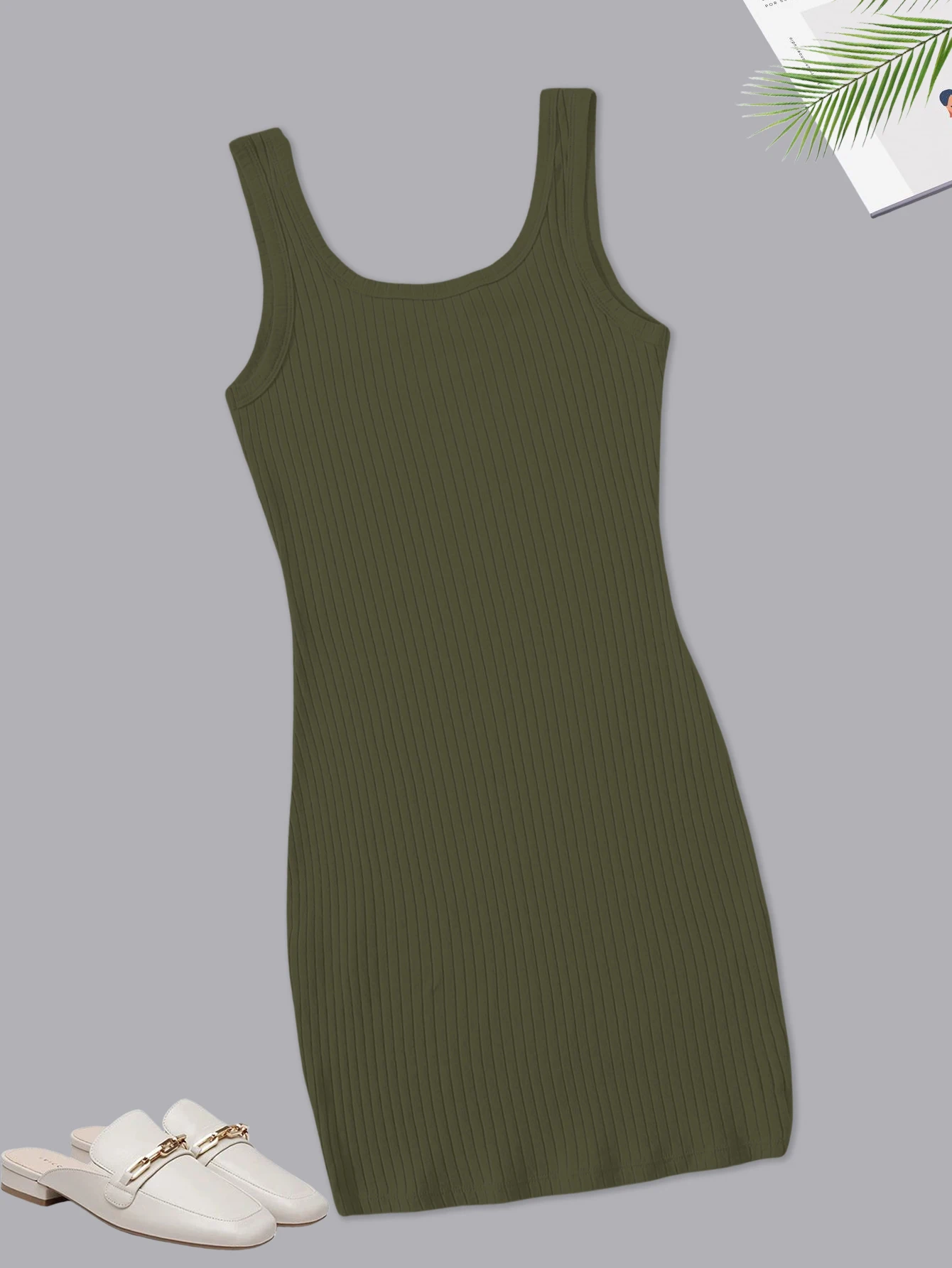 Zomer nieuwe stijl mouwloze casual getailleerde damesjurkset van drie stuks