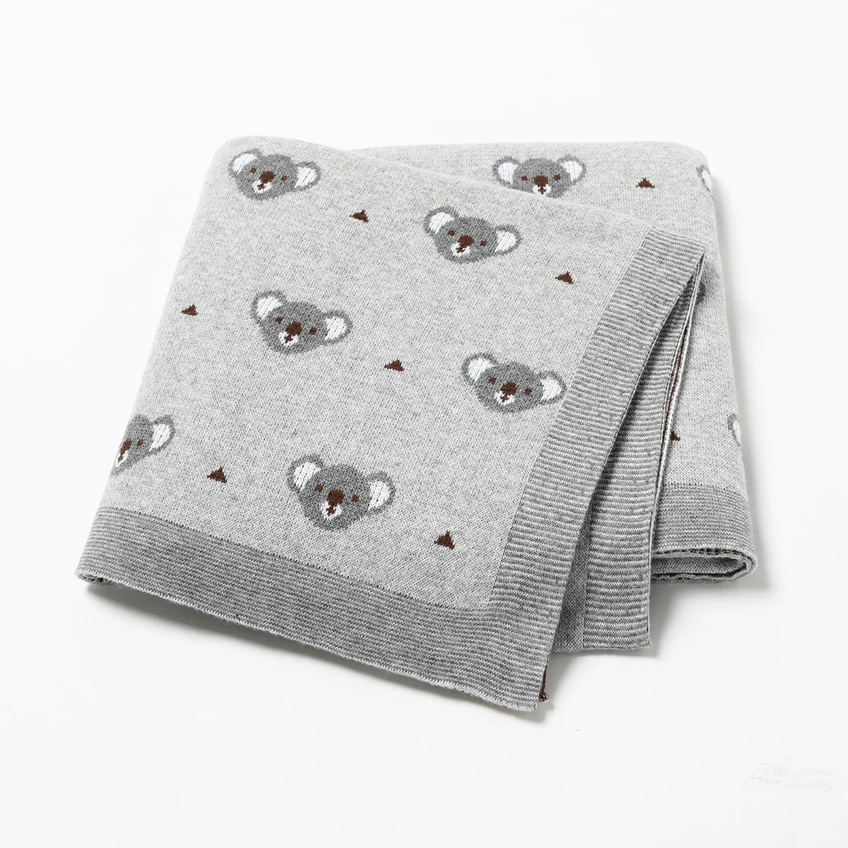 Baby Blankets Knitted Cotton Newborn Infant Sleeping Mats for Stroller Bedding Toddler Throw Blanket