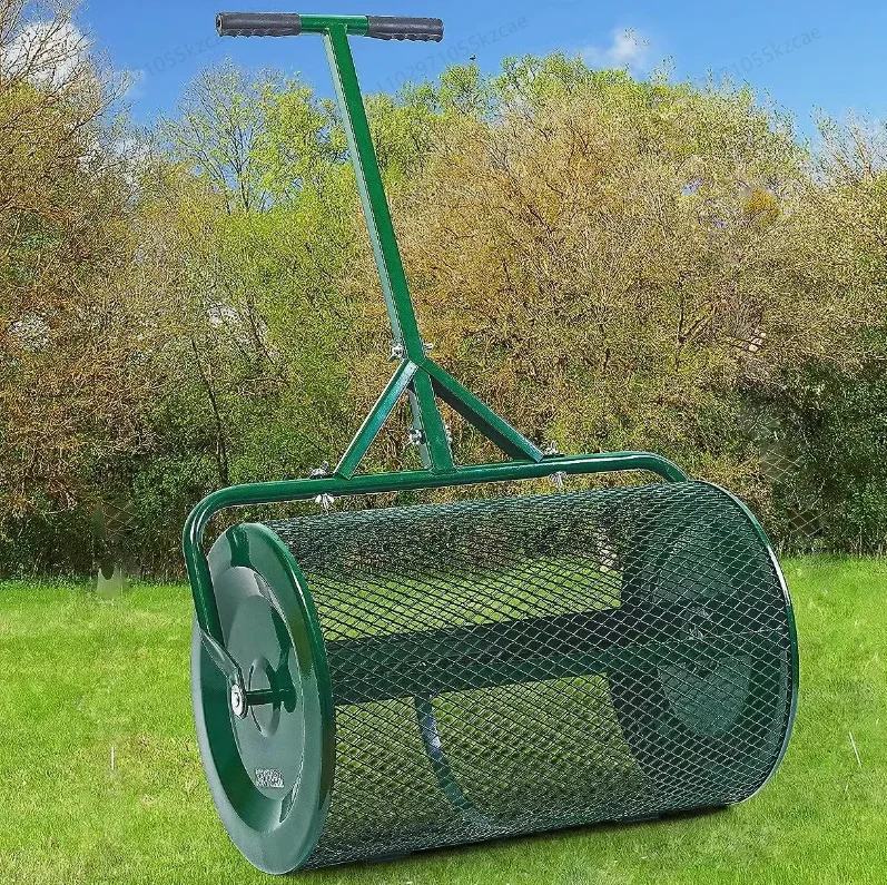 

Fertilization PushPull Boom Spreader Lawn Garden Agriculture and Forestry Iron Basket Roller Cover Soil Surface Dressing Compost