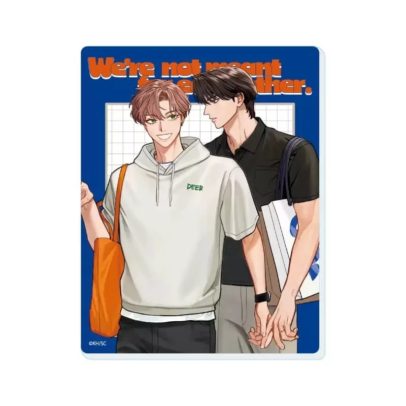 We're Not Cut Out to be Lovers Manhwa Acrylic Stand, Casual Hand Desktop Collectible Ornament Anime Fans keychain