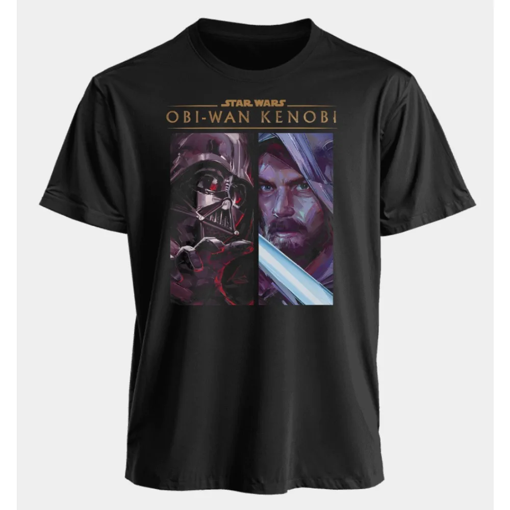 

American Star Wars Peripheral Printed Men's and Women's T-Shirts Summer Sports Loose Couples Comfortable Crew Neck Short Sleeves