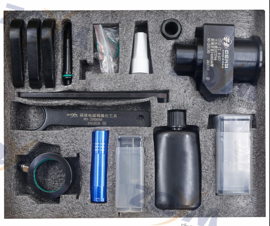 ZQYM โรงงานคอมมอนเรลหัวฉีดถอดและเครื่องมือวัดสําหรับ Cummins Scania XPI