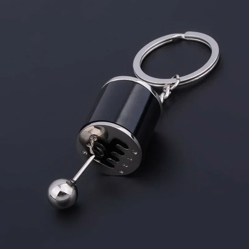 Mini Turbo Turbocharger Keychain for Car Enthusiasts Upgrade Keyring Trendy Keychain Stick Knobs Keyring Shift Metal Key Ring