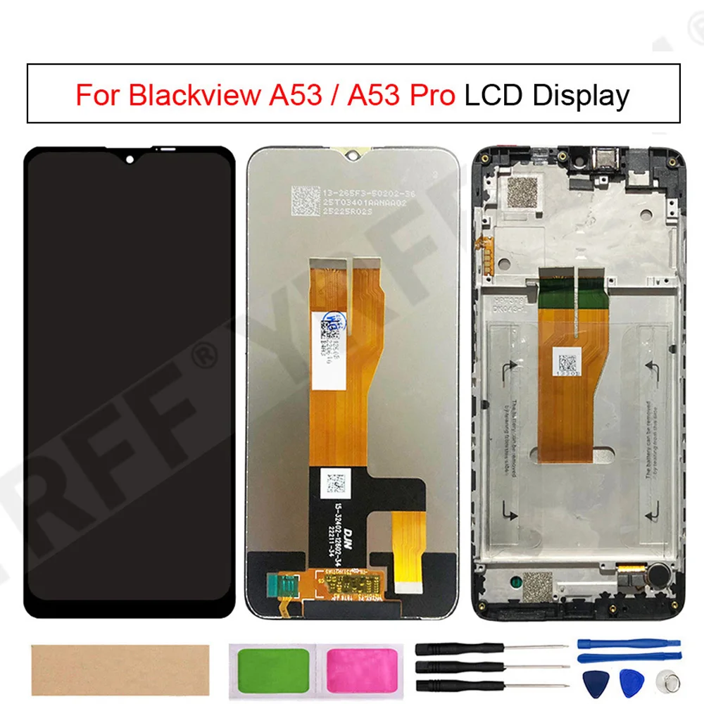 

LCD Display Touch Screen Digitizer Assembly For Blackview A53 Pro,Phone Screen Replacement,100% Tested