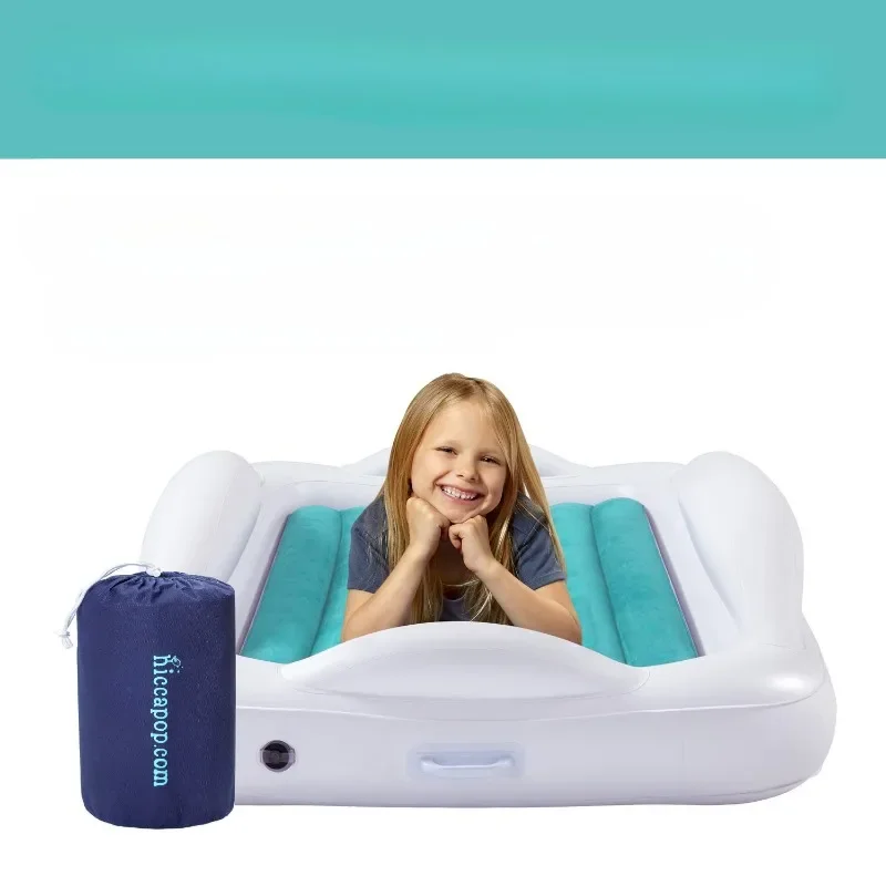 Inflatable Toddler Travel Bed with Safety Bumpers Portable Toddler Bed for Kids | Toddler Air Mattress | Kids Air Mattress