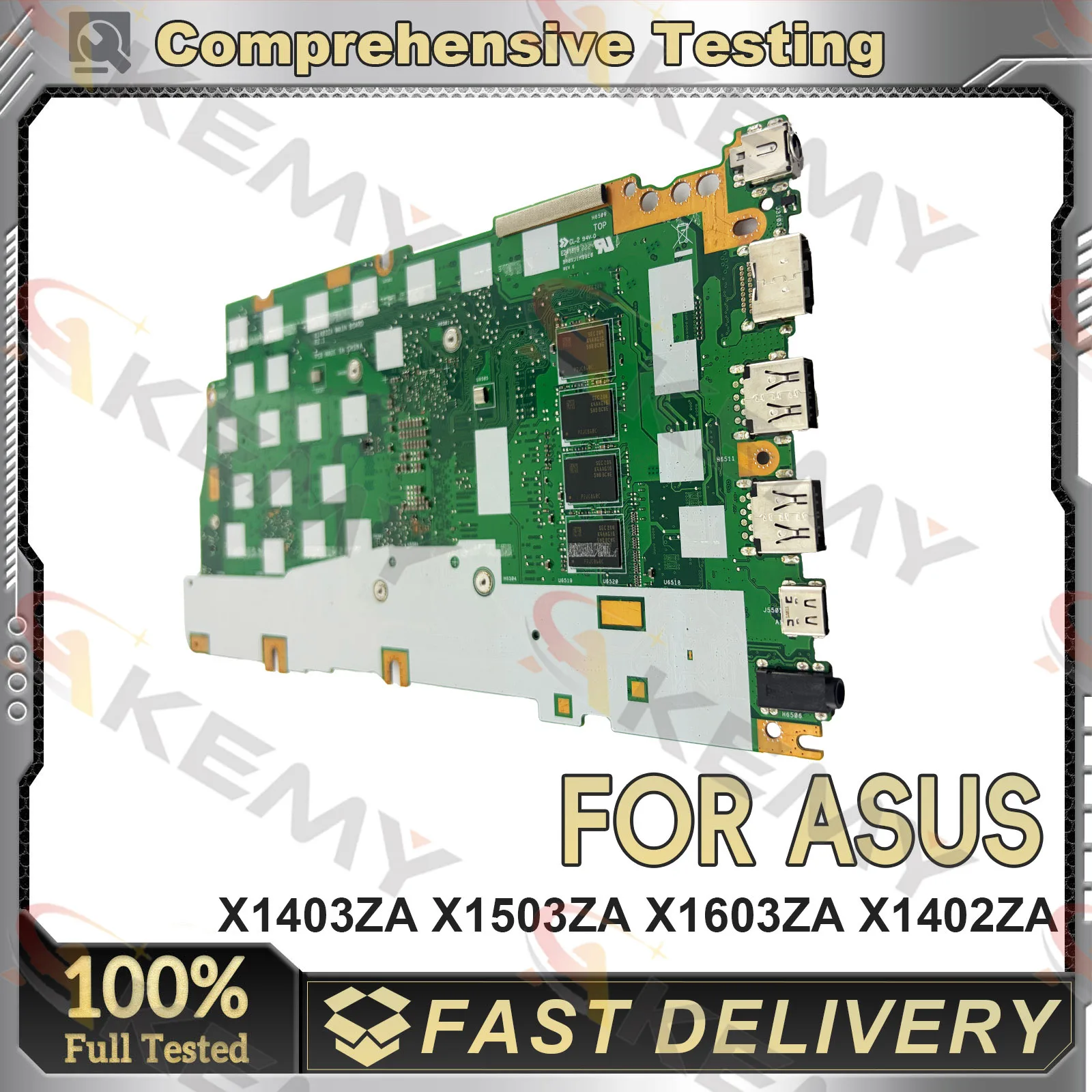 X1403ZA Laptop Motherboard For ASUS VivoBook X1403Z X1403ZA Notebook Mainboard With 12th Gen I3 I5 I7 Fast Ship 100% Tests OK