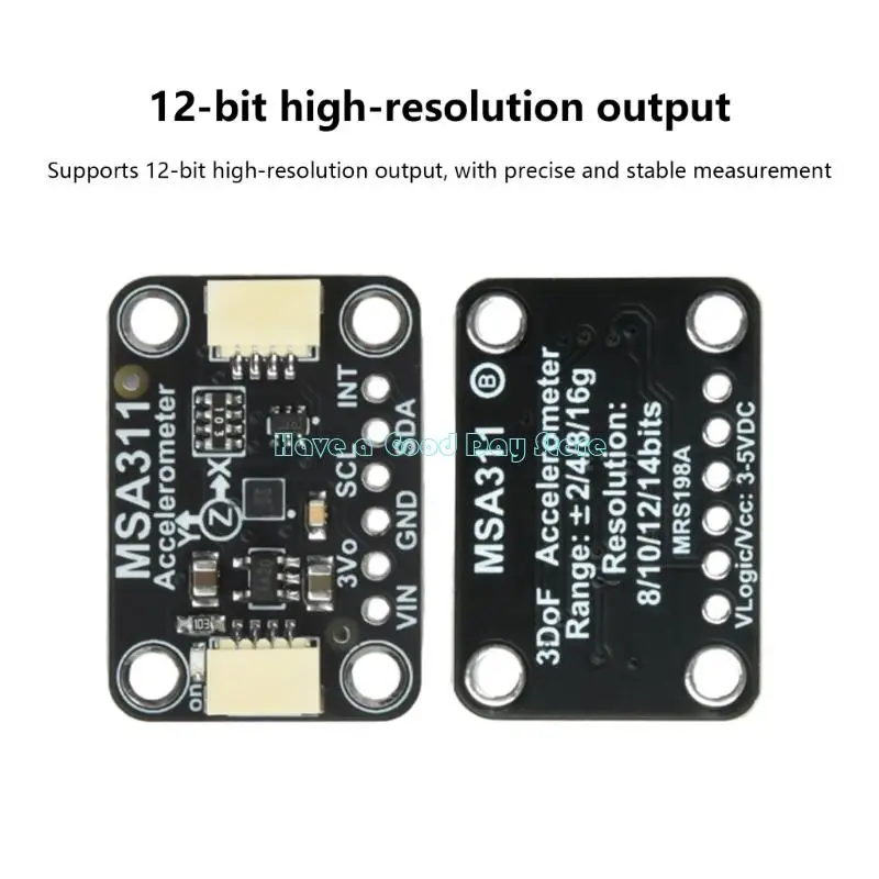 462D MSA311 Module Triaxial Accelerometer Module Adjustable Electronic Module Low Power Consumption Replacement Accessories