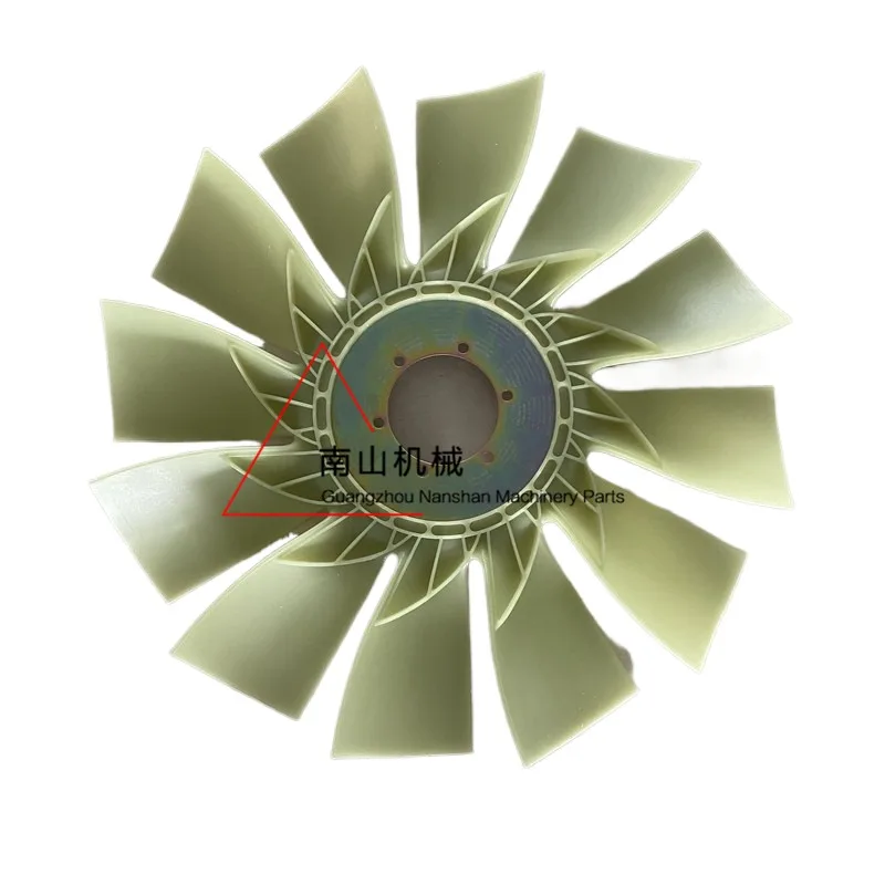 For Kobelco SK300-3/330-6Fan blade MHPS 6D16Engine cooling fan blade with multiple blades Excavator Parts