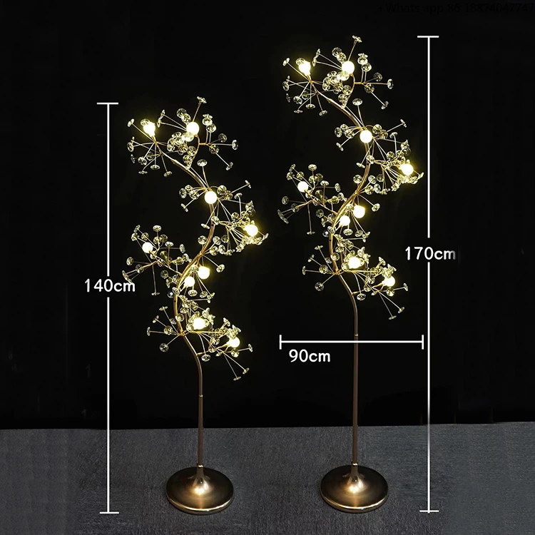 I270 Transparent Sparking Star Road Leading with Warm Light Wedding Decorative Props