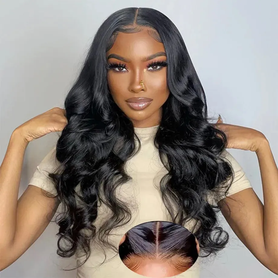 Wear Go Glueless Wig Body Wave Human Hair Wigs 30 32 Inch 5×5 6x4 HD Lace Closure Wig Pre Plucked Pre Cut Human Hair Wigs