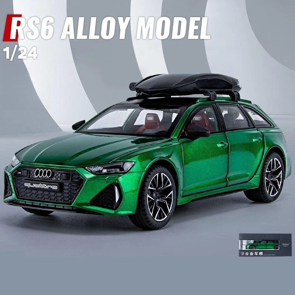 1/24 Audi RS6 Toy Car Model 1:24 Diecast Racing Vehicle Miniature