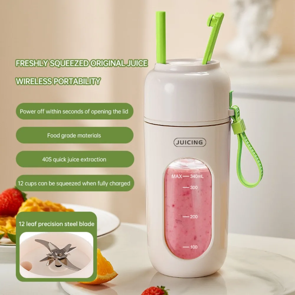 350Ml New Juicer Portable Wireless Charging Juice Cup Student Home Multifunctional Juice Office Juicer Kitchen Breakfast Tools