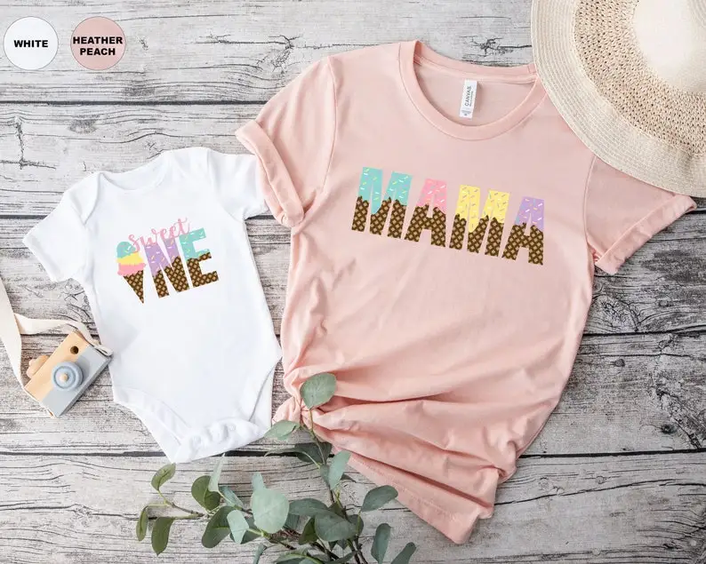 

Ice Cream Birthday Shirt Birthday Family Shirt 2025 Ice Cream Shirt, Sweet One Shirt Ice Cream Dad Tee Mom Tee