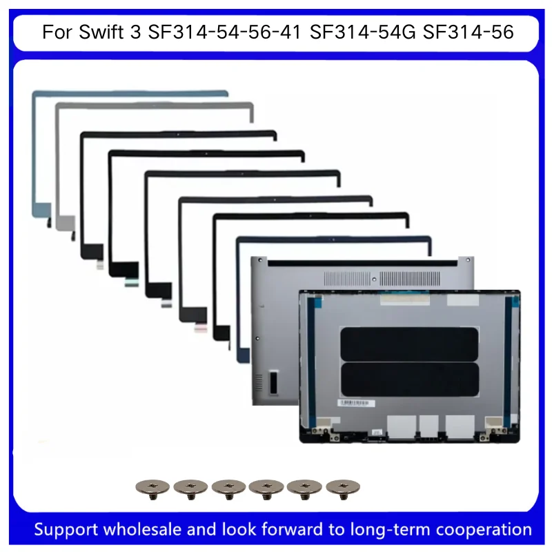 New For Kailxuling Swift 3 SF314-54-56-41 SF314-54G SF314-56 LCD Back Cover / Front Bezel / Bottom Case