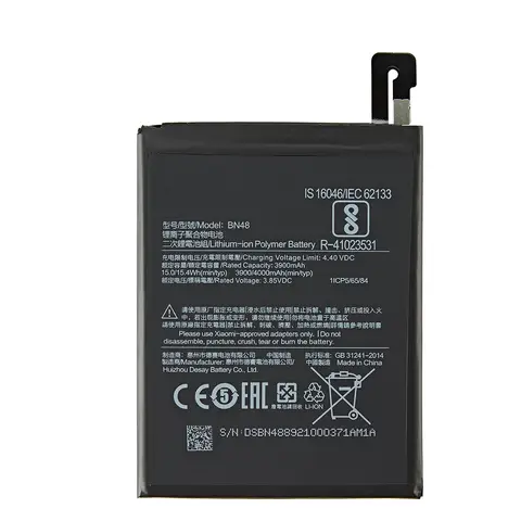 100% original BN48-batteri 4000mAh för Xiaomi redmi Note 6 Pro högkvalitativt BN48-batteri 6 best sales bateria nohon xiaomi redmi note - №3