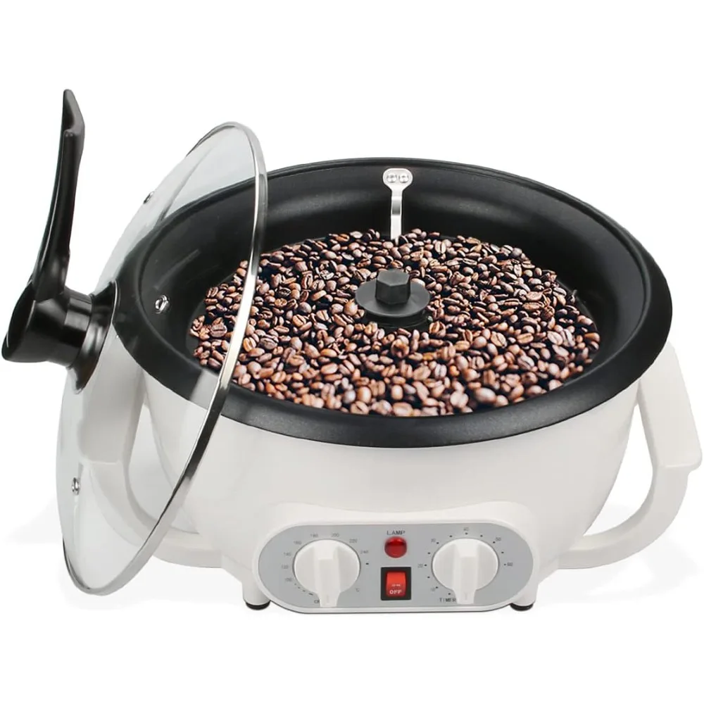 

HAOYUNMA Coffee Bean Roaster Machine for Home Use, Coffee Roaster Machine with Timing, 110V 1200W