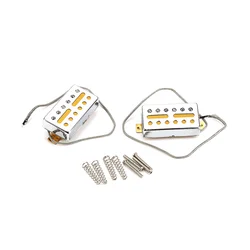 Alnico 5 Guitar Pickup Neck and Bridge Humbucker Pickups Set for Electric Guitar