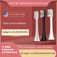 2/4/6/8 PCS SOOCAS X3 X1 X5 Tooth Brush Head mi Mijia Toothbrush Heads Replacement For SOOCARE Sonic Electric Tooth Brush Heads