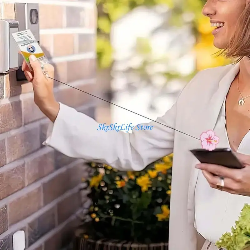 E65E Adjustable Elastic Badge Rotating Holder With Fashionable Pattern 360 Degree Rotation And High Strength Construction