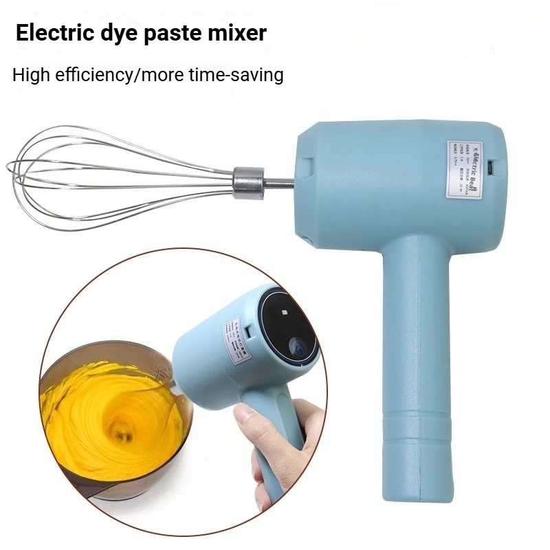 Electric Hair Cream Automatic Mixer Mixing Dye Paste Color Paste Dyeing Stirrer Tool Coloring Hairdressing Barbershop Accessory