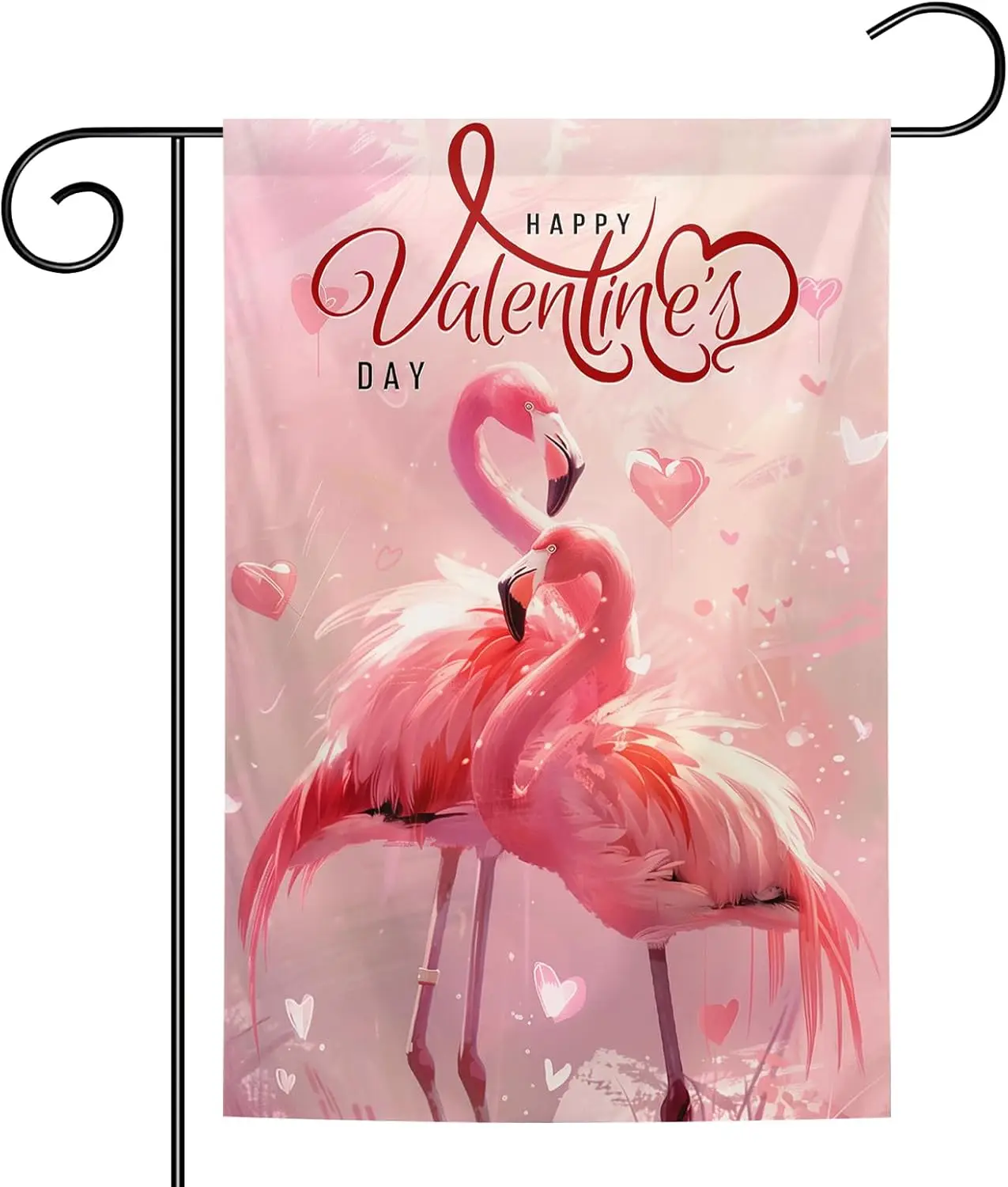 Flamingo Pink Valentines a romantic flag symbolizing love 2x3 feet garden flag,romantic gift flag for loved XAA UUV EEU SSL