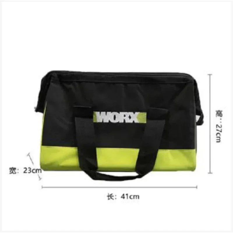 Worx Tool Handbag with Wire Ring Double/Single Layer Oxford Cloth Portable Storage Bags Waterproof Anti-Fall for Tools Packaging